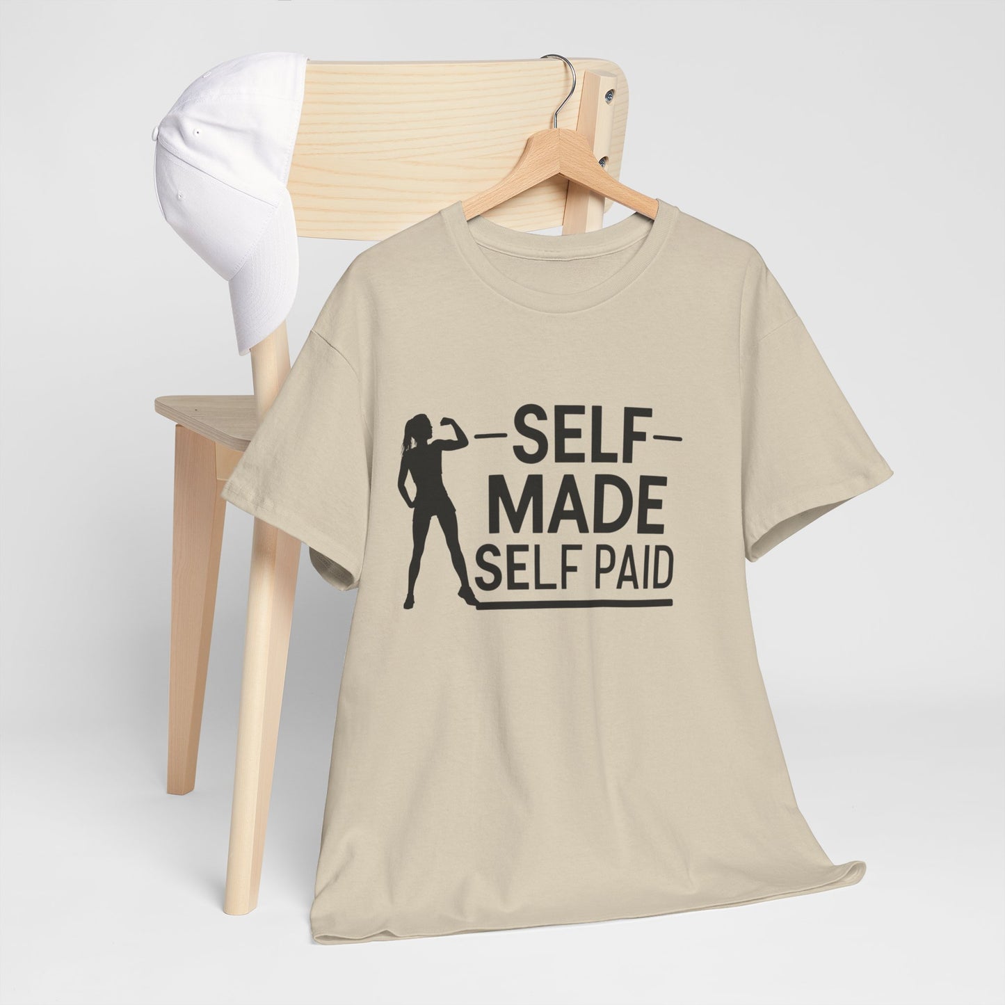 Self Made Printed T Shirt with Hearts