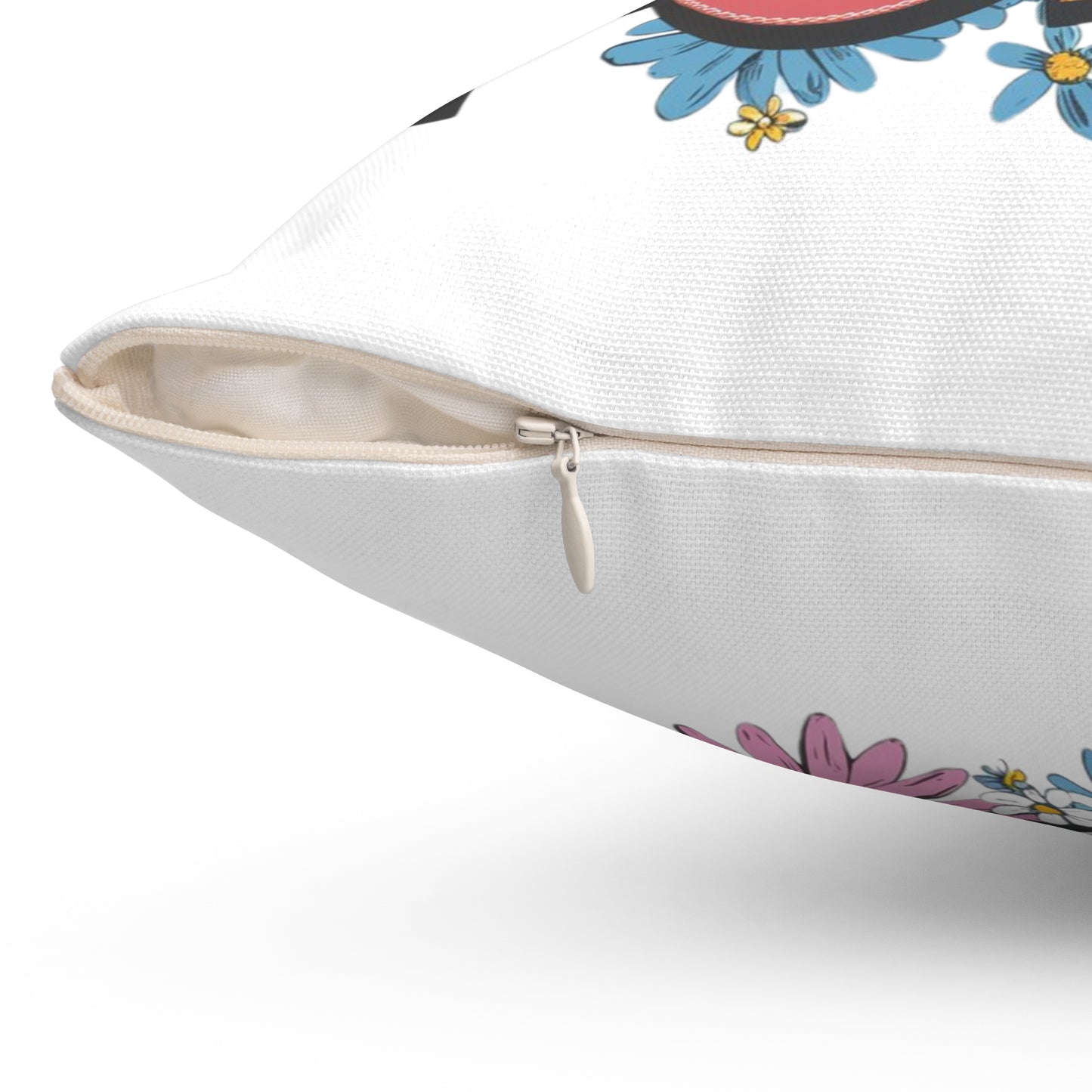 Girl Power Spun Polyester Square Pillow
