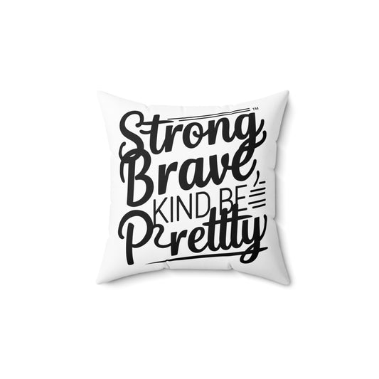 Strong Spun Polyester Square Pillow