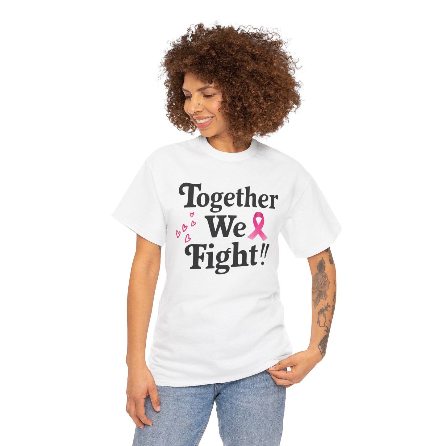 Together We Fight Unisex Heavy Cotton Tee
