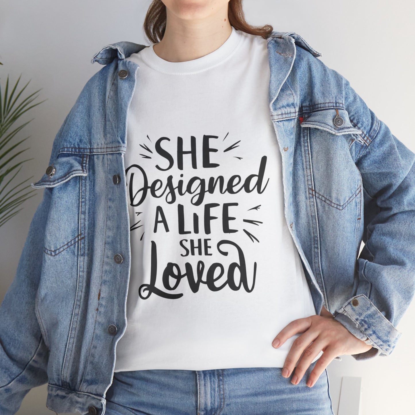 She Designed A Life T Shirt with Hearts