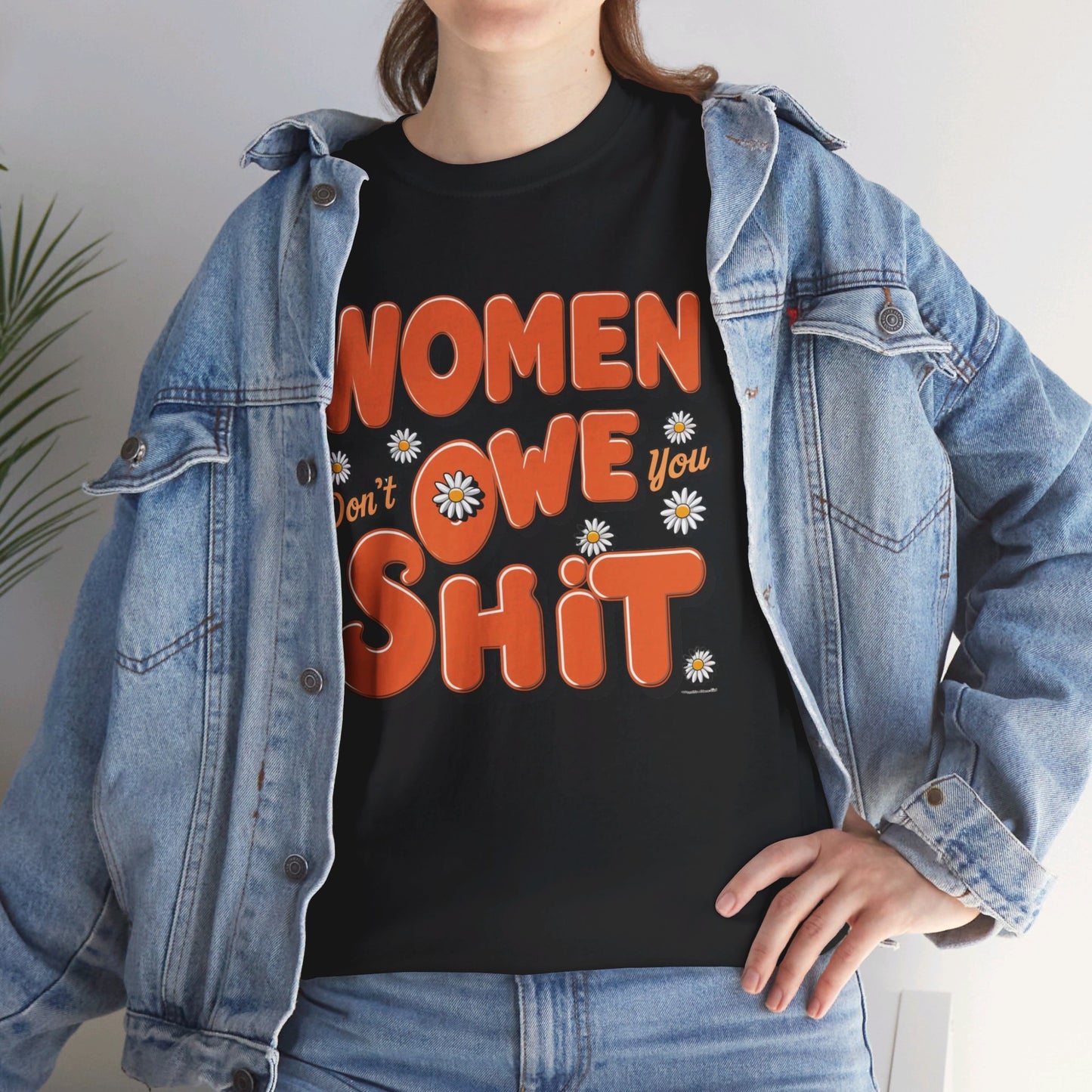 Women Don't Women Heavy Cotton Tee