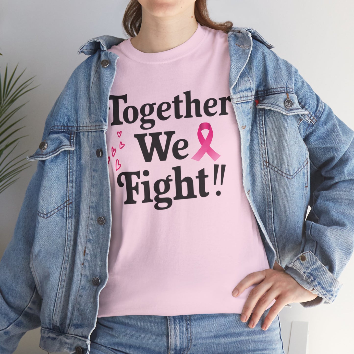 Together We Fight Unisex Heavy Cotton Tee