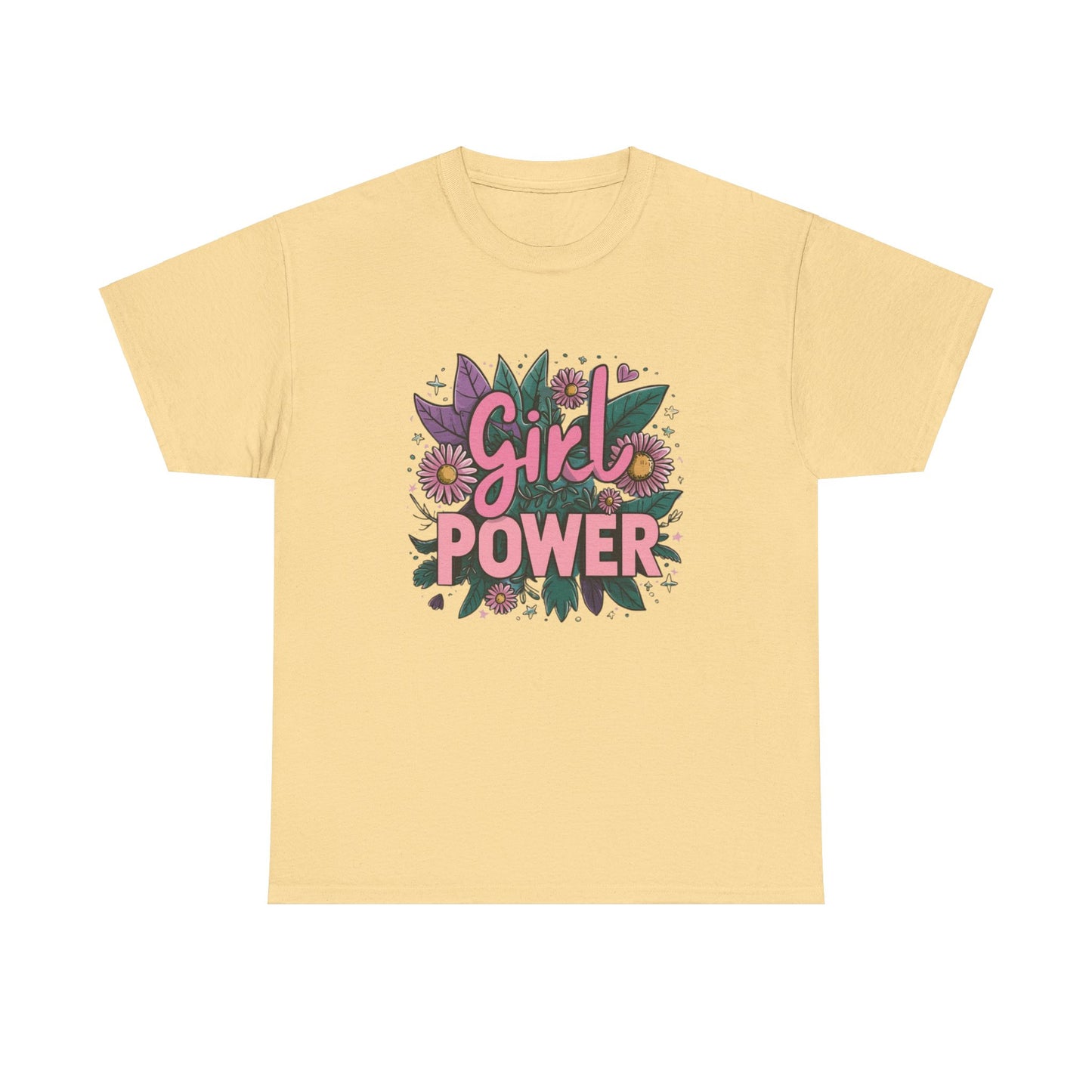 Girl Power Women Heavy Cotton Tee