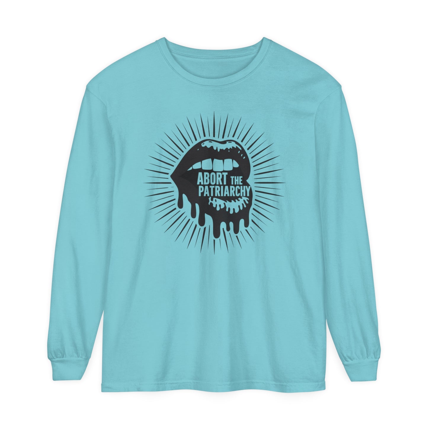 Abort The Women Garment-dyed Long Sleeve T-Shirt