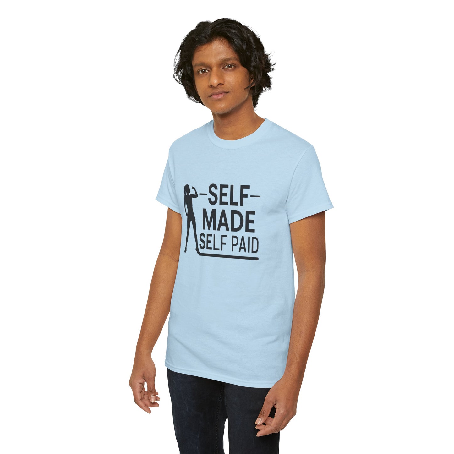 Self Made Printed T Shirt with Hearts