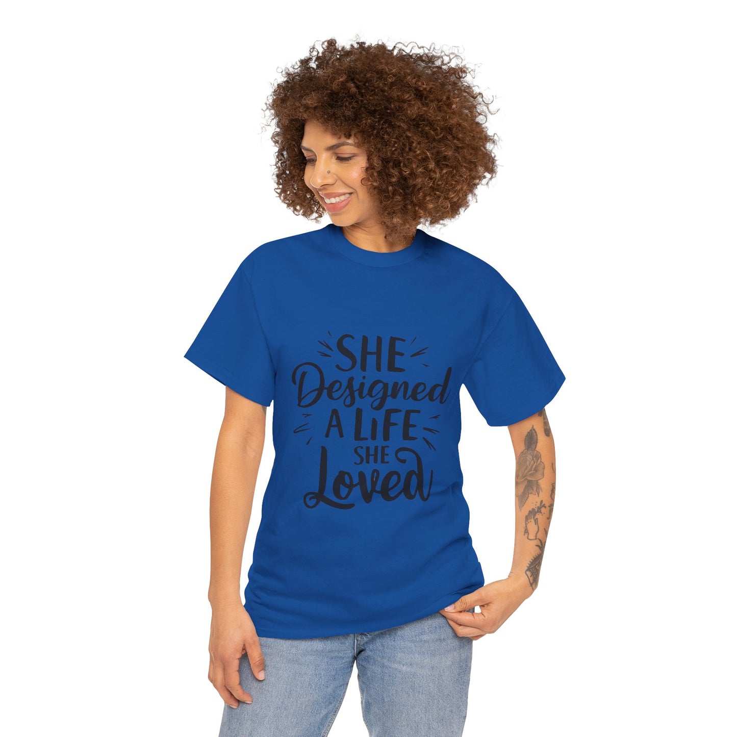 She Designed A Life T Shirt with Hearts