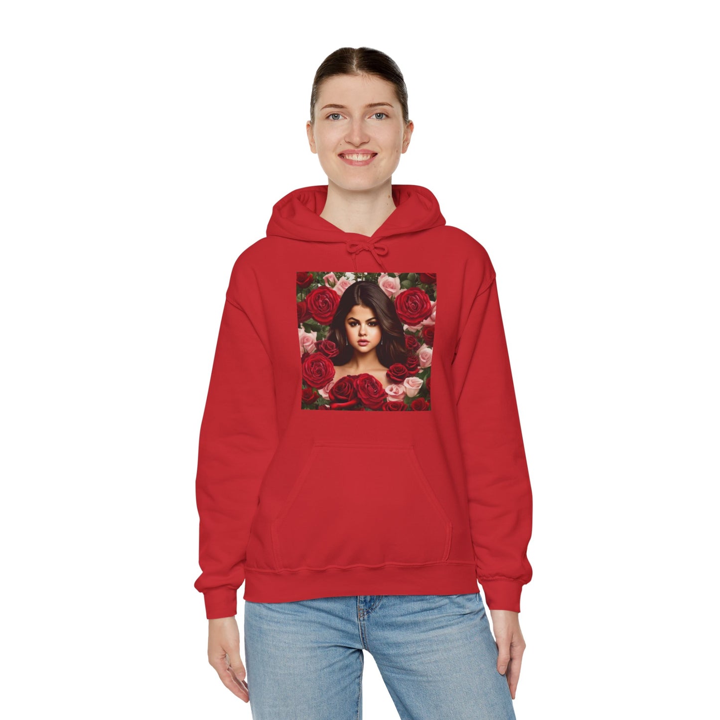 Selena Gomez Printed Unisex Heavy Blend™ Hooded Sweatshirt