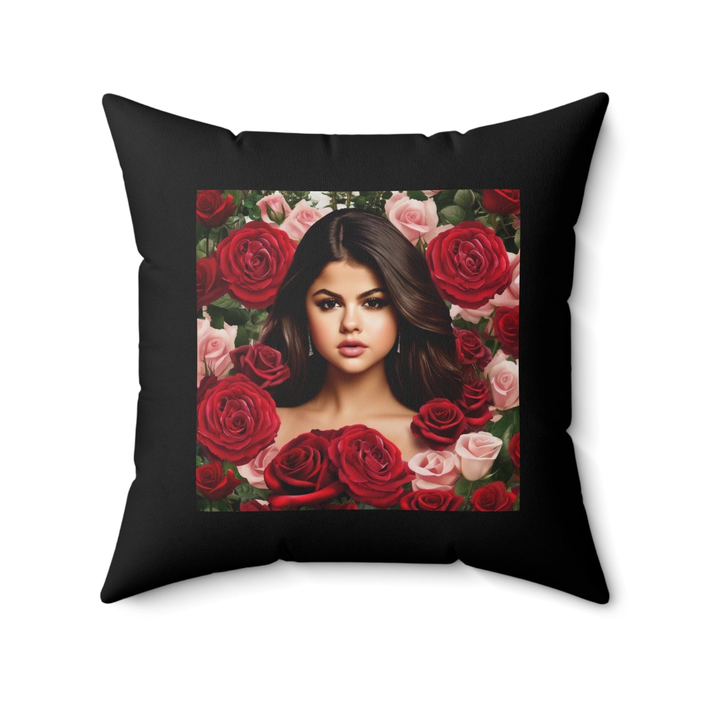 Women Spun Polyester Square Pillow