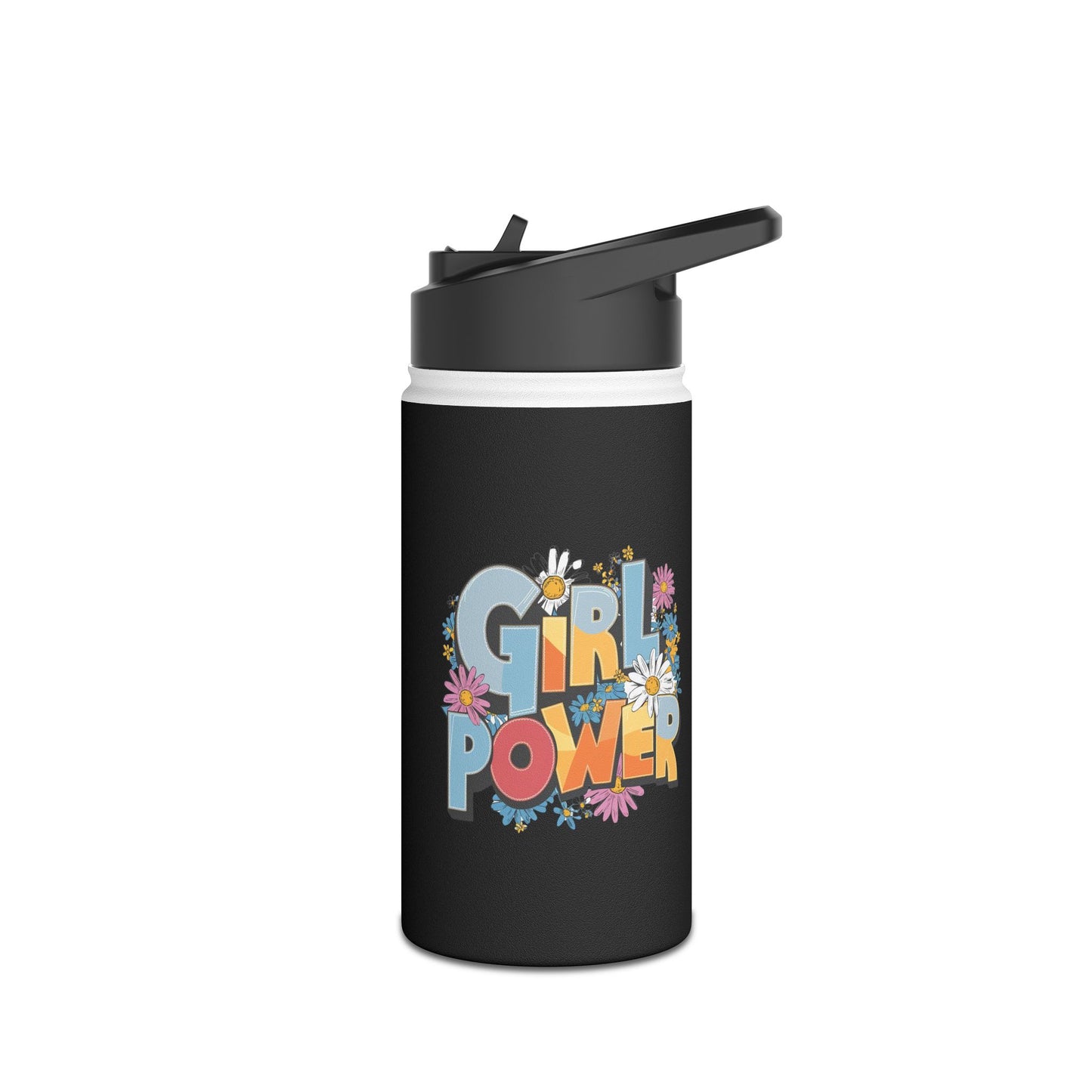 Copy of Girl Power Stainless Steel Water Bottle, Standard Lid