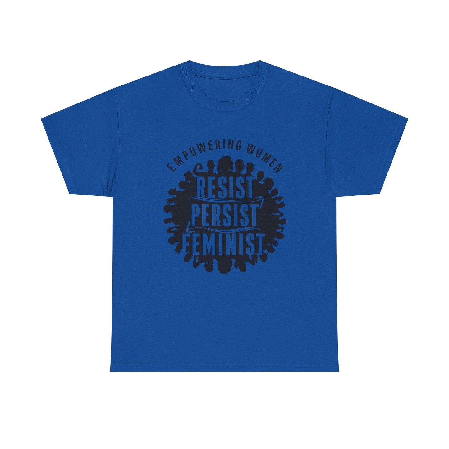 Empowering Women Printed T Shirt with Hearts