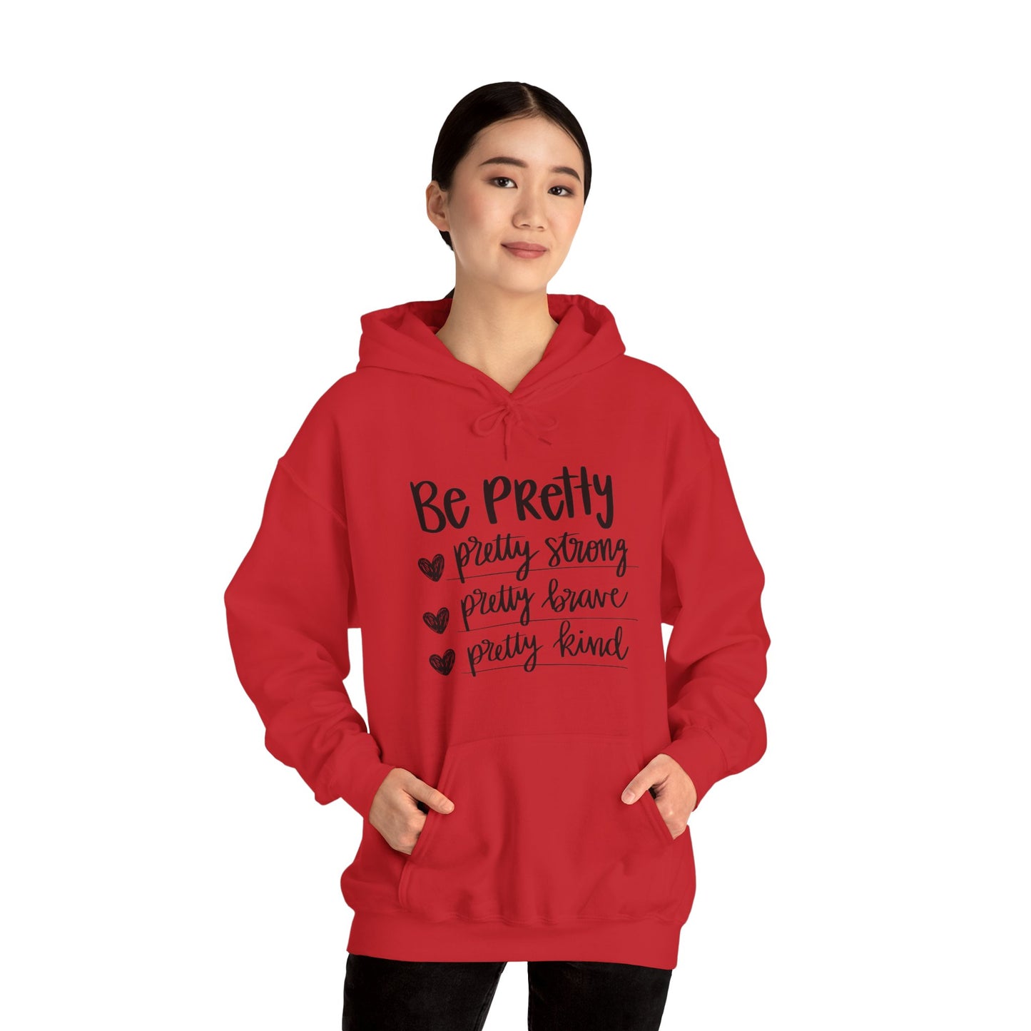 Be Pretty Pretty Strong Unisex Heavy Blend™ Hooded Sweatshirt