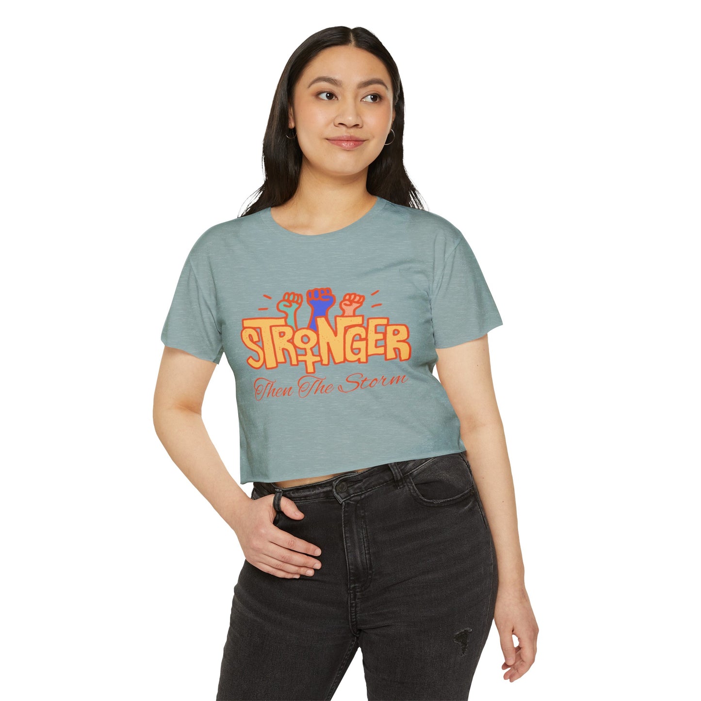 Stronger than women's Women's Festival Crop Top