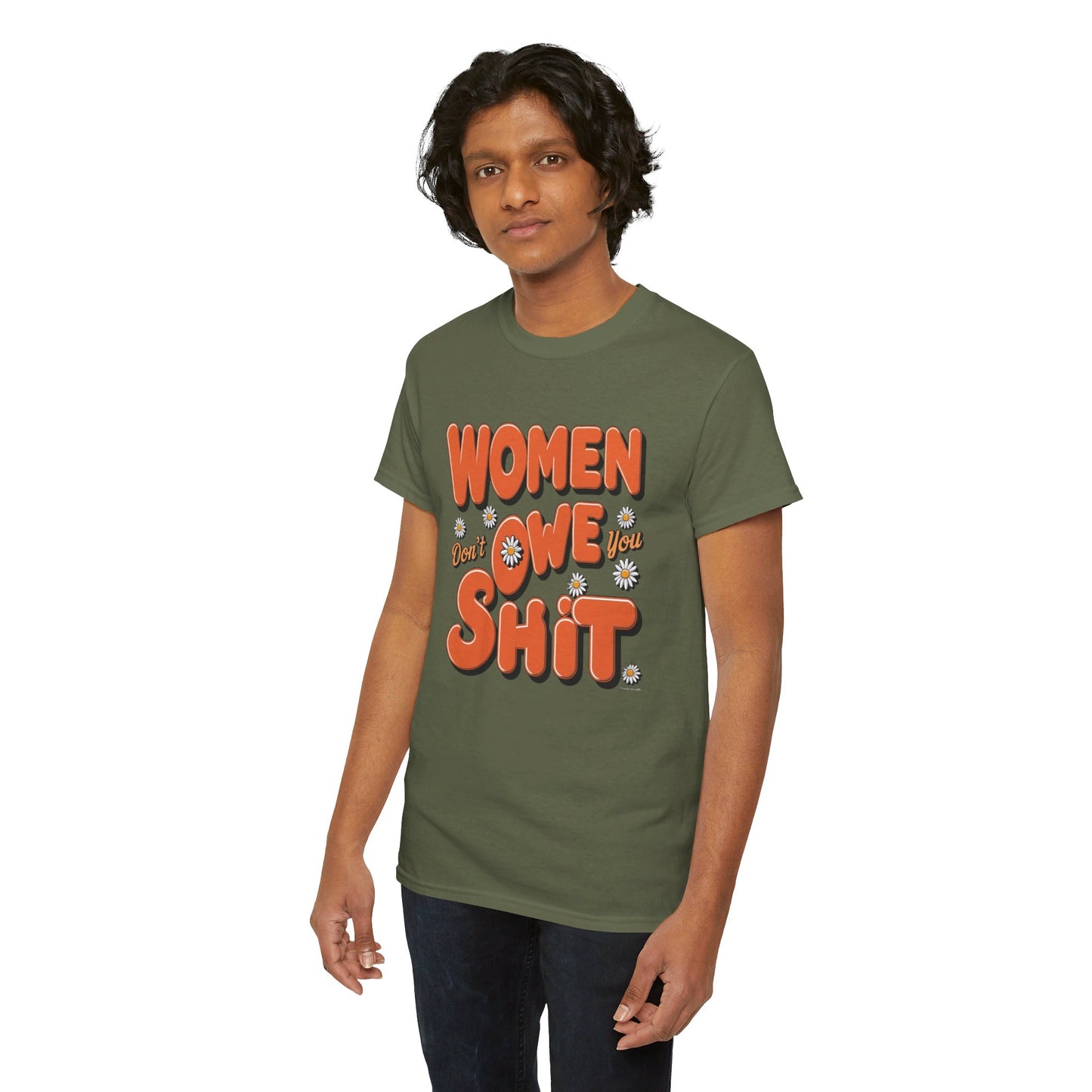 Women Don't Women Heavy Cotton Tee