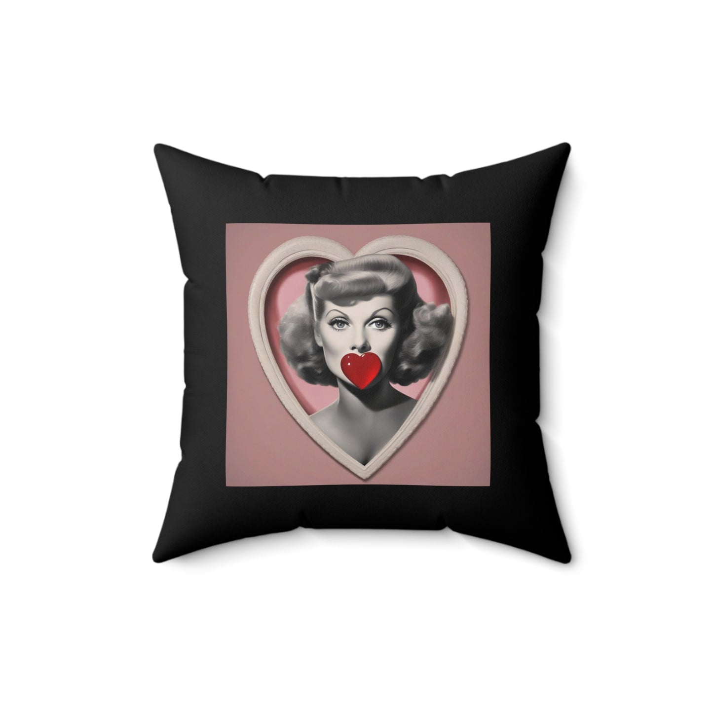 Women Spun Polyester Square Pillow