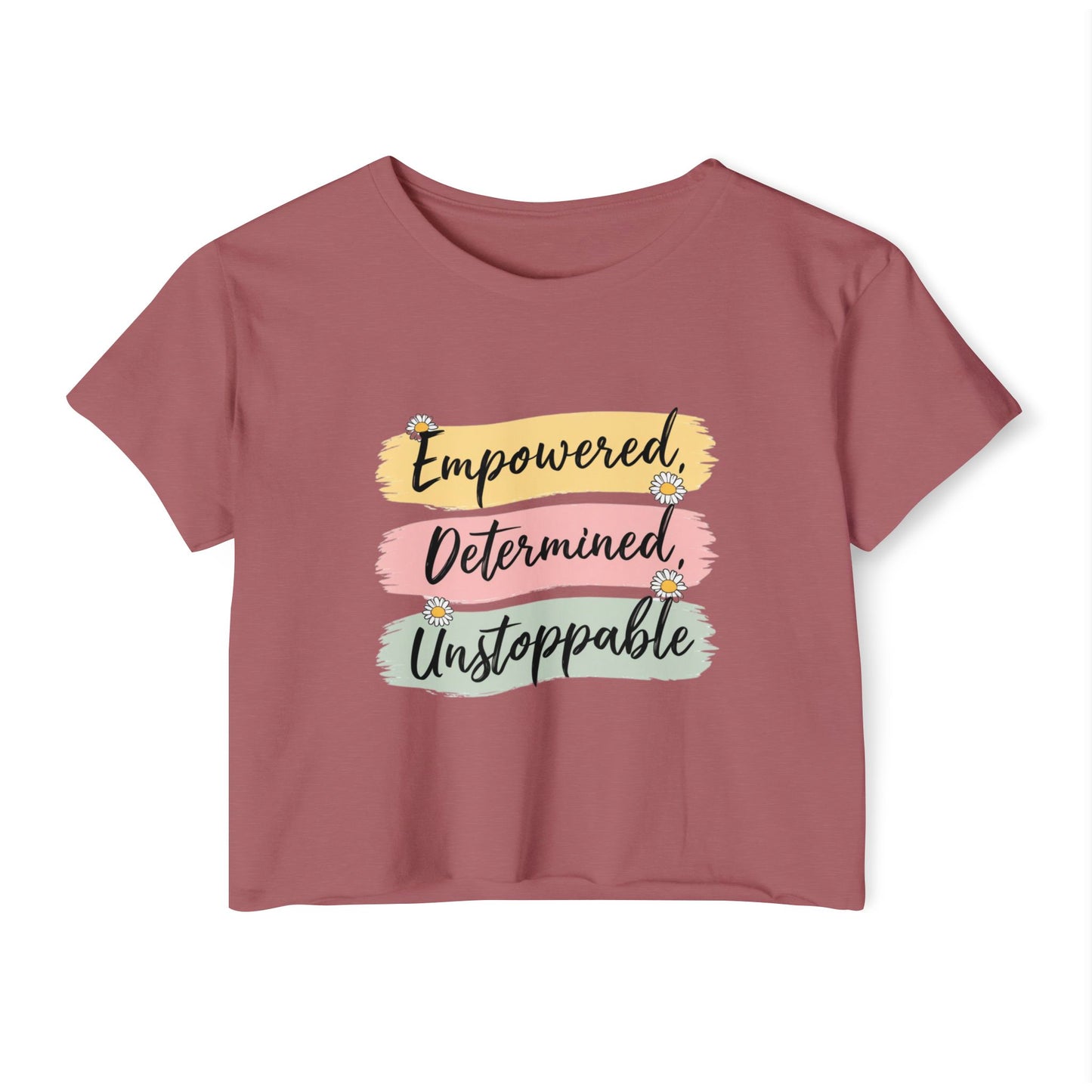 Empowered Women's Festival Crop Top