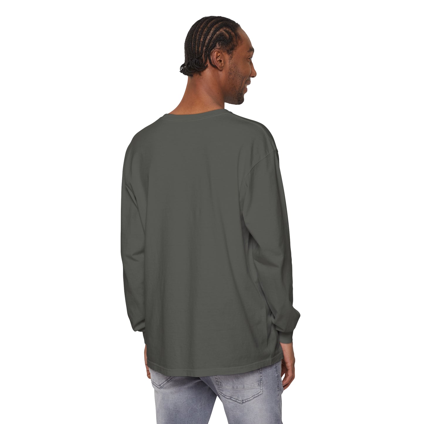 They Whispered Women Garment-dyed Long Sleeve T-Shirt