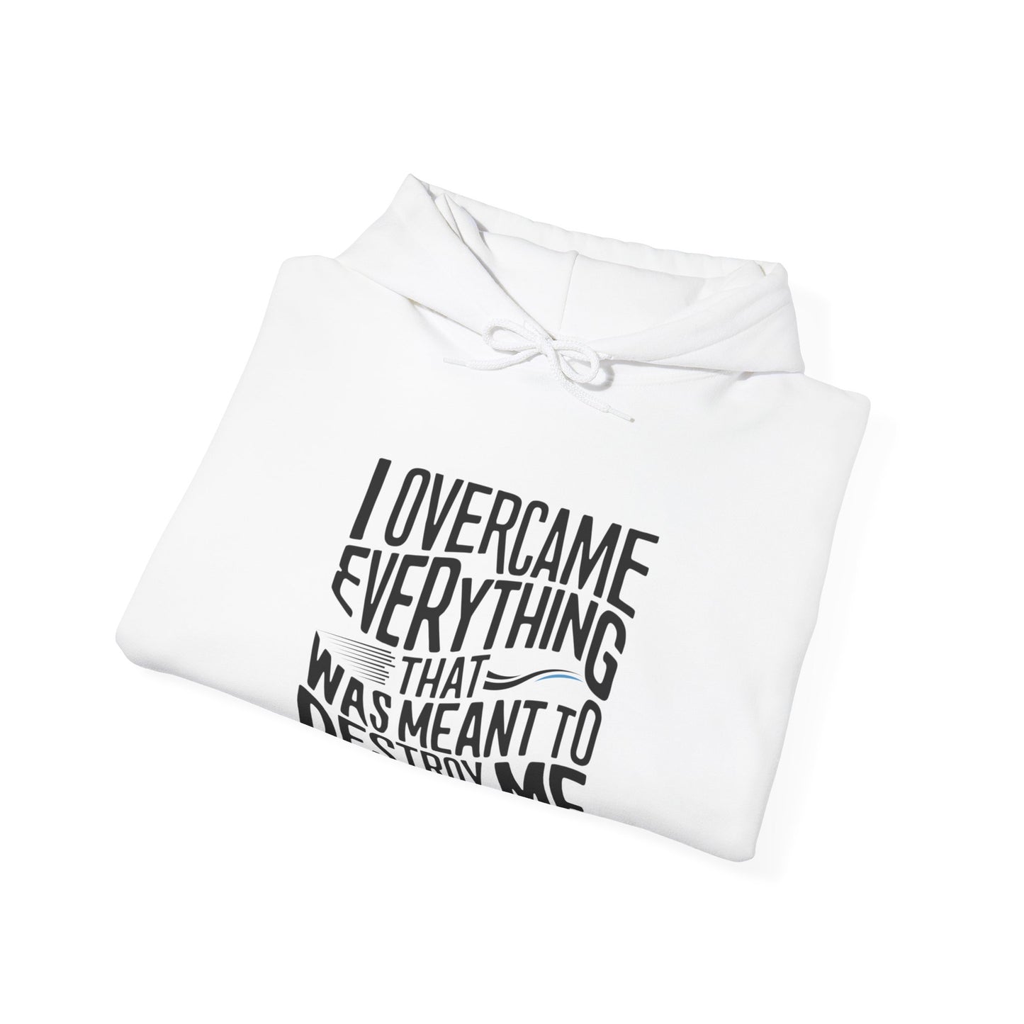I Overcame Printed Unisex Heavy Blend™ Hooded Sweatshirt