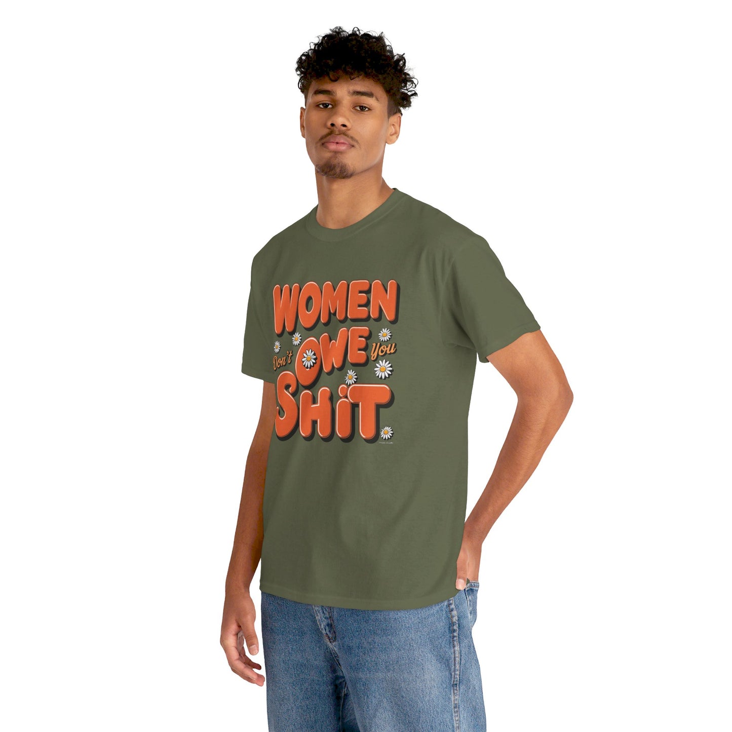 Women Don't Women Heavy Cotton Tee