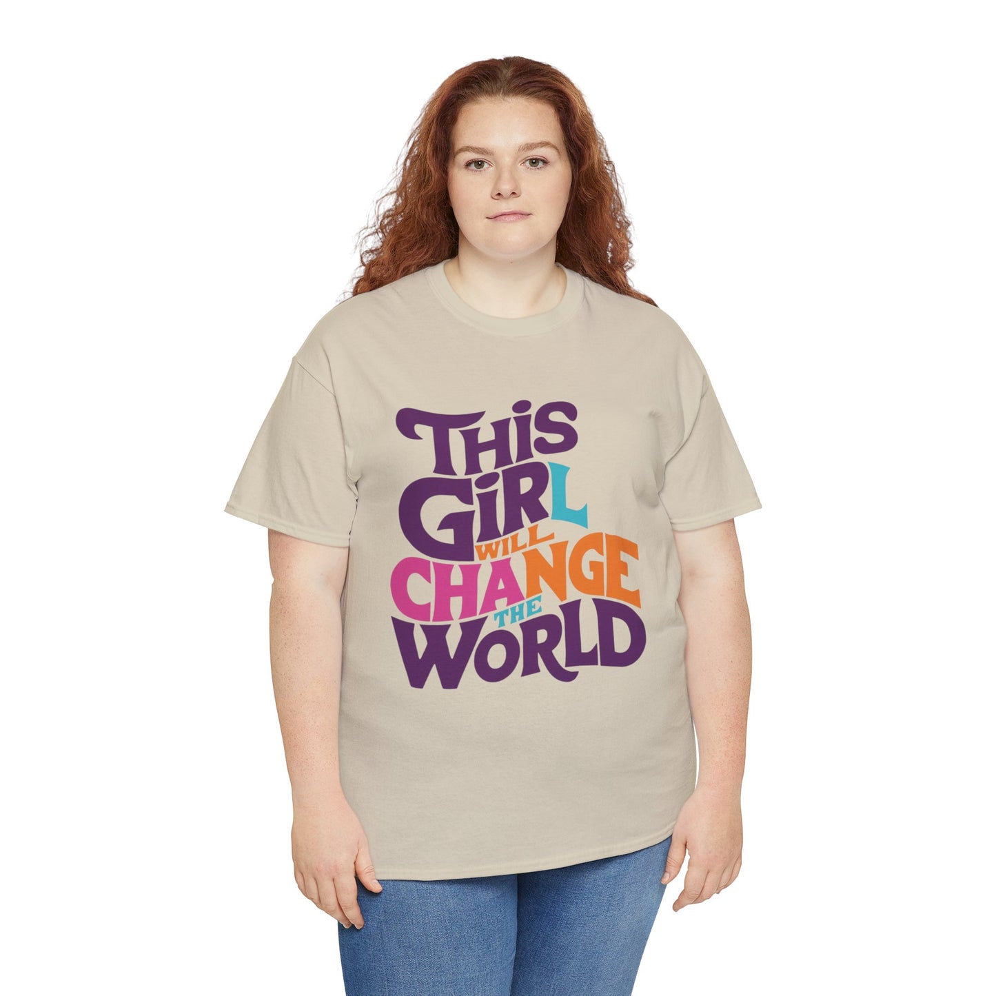 This Girl Printed  T Shirt with Hearts