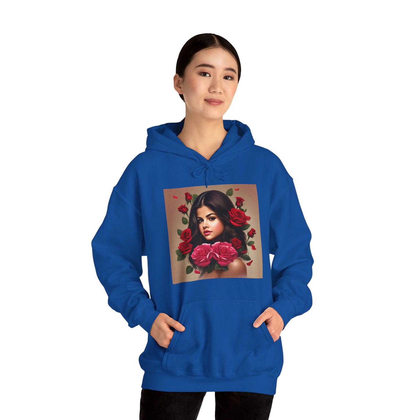 Selena Gomez Printed Unisex Heavy Blend™ Hooded Sweatshirt