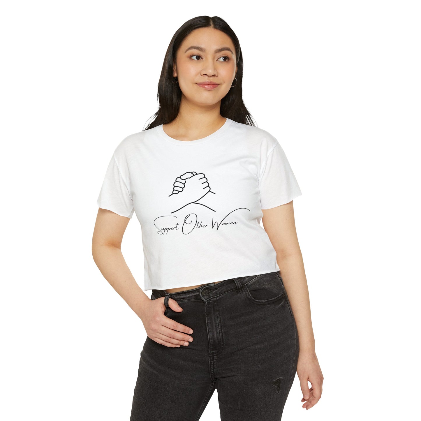 Support other women's Women's Festival Crop Top