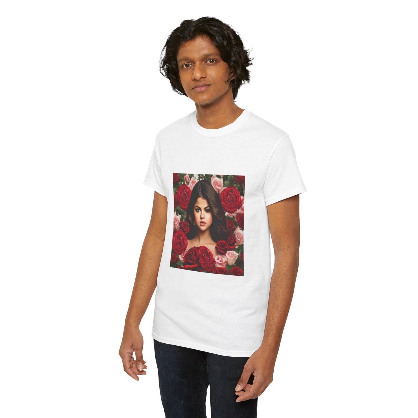 Selena Gomez T Shirt with Hearts