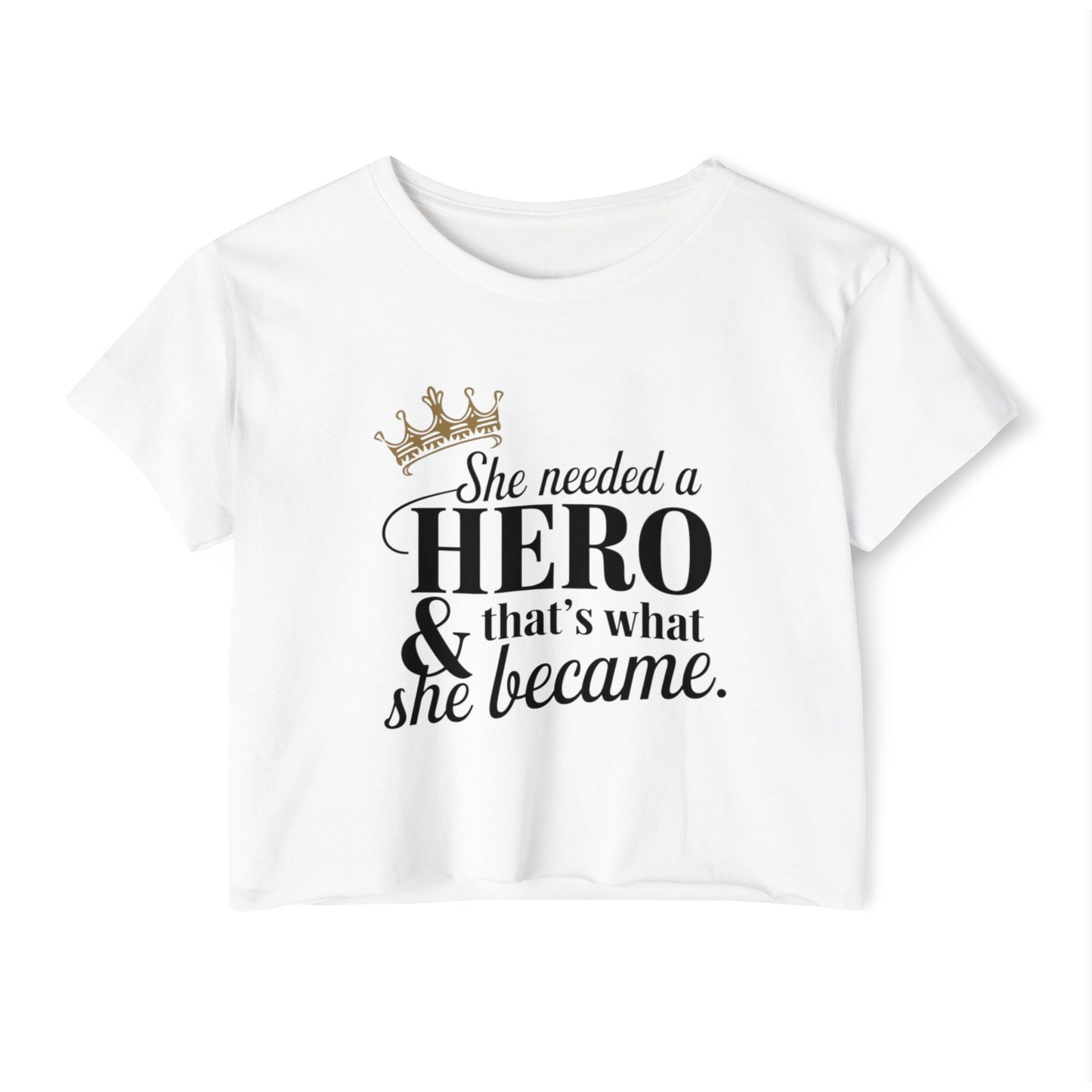 She Needed Women's Festival Crop Top