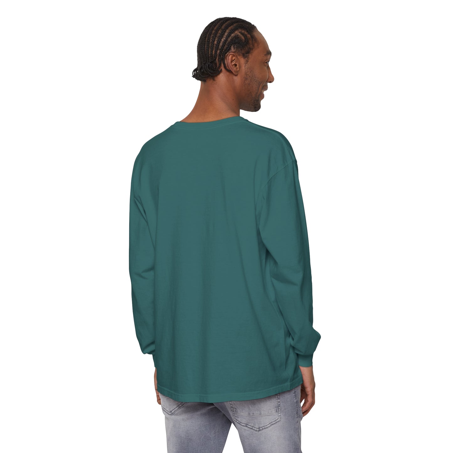They Whispered Women Garment-dyed Long Sleeve T-Shirt