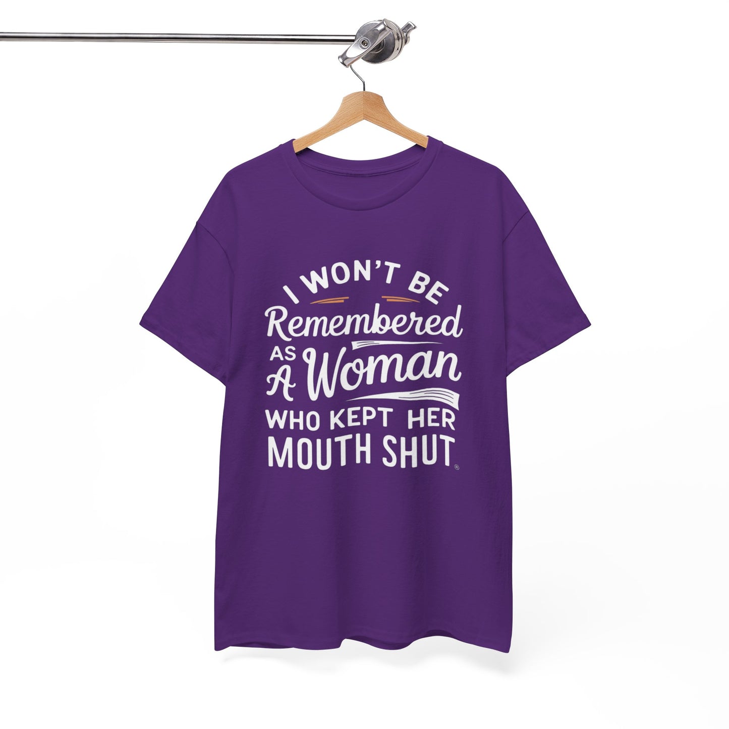 I WON'T Be Printed  T Shirt with Hearts