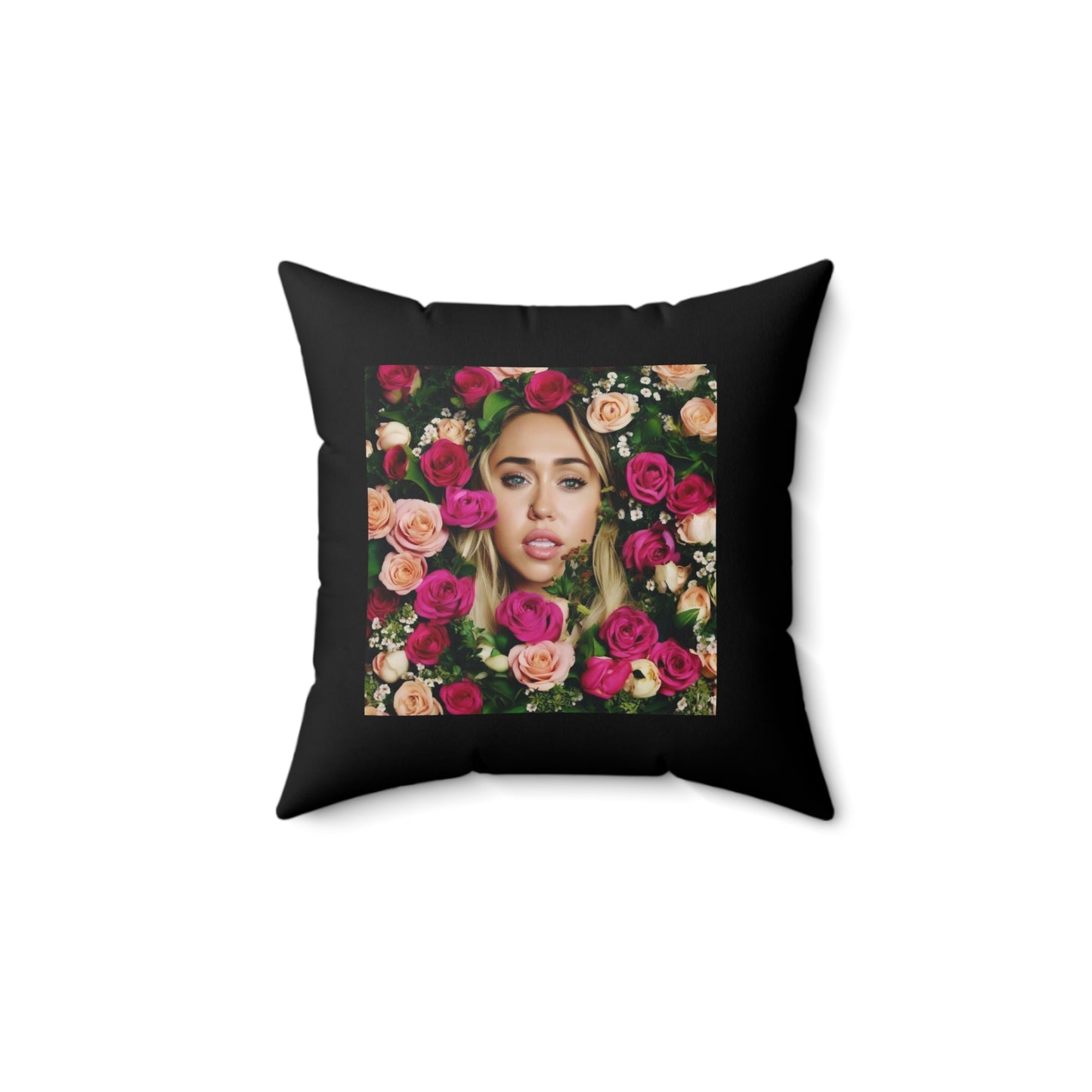 Women Spun Polyester Square Pillow