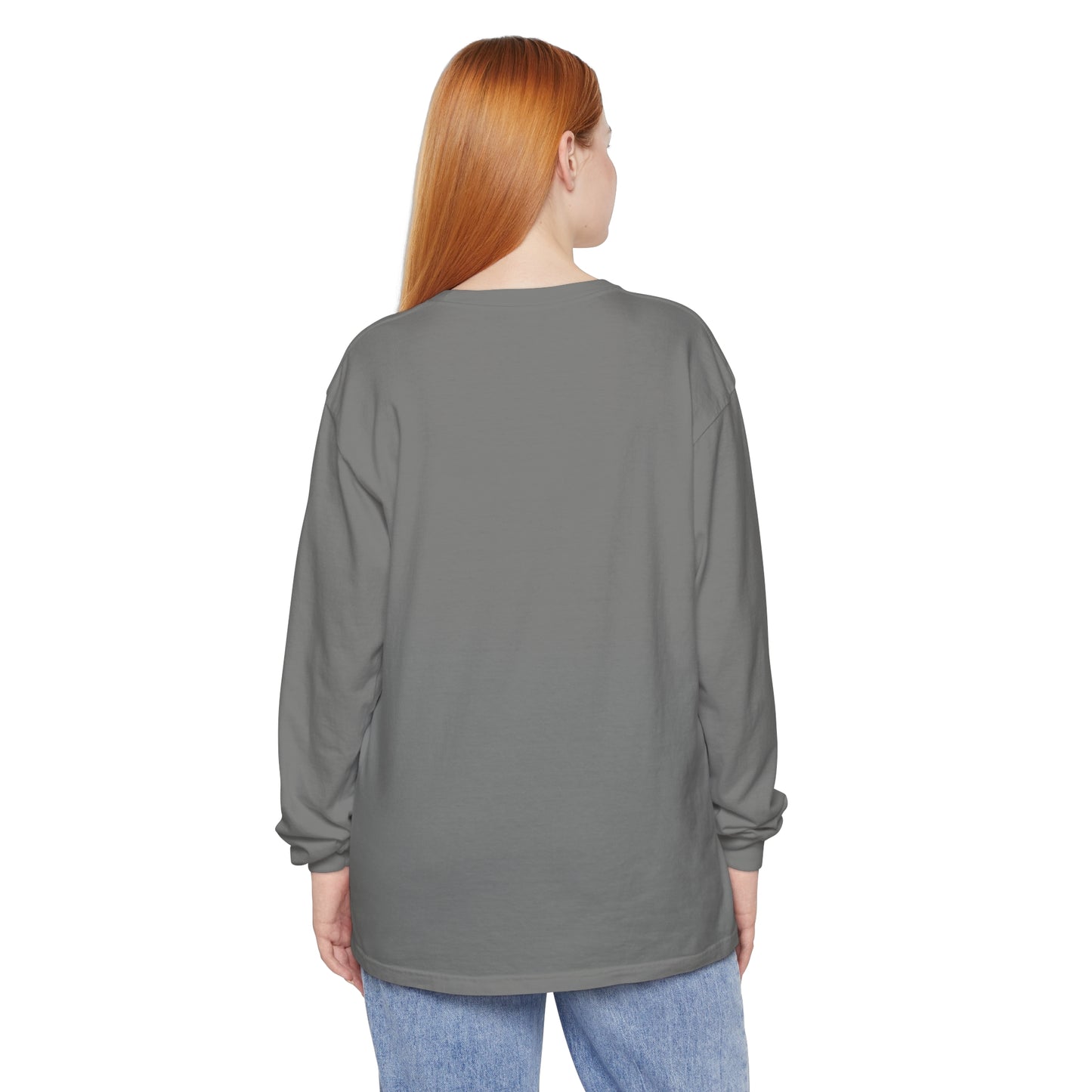 They Whispered Women Garment-dyed Long Sleeve T-Shirt