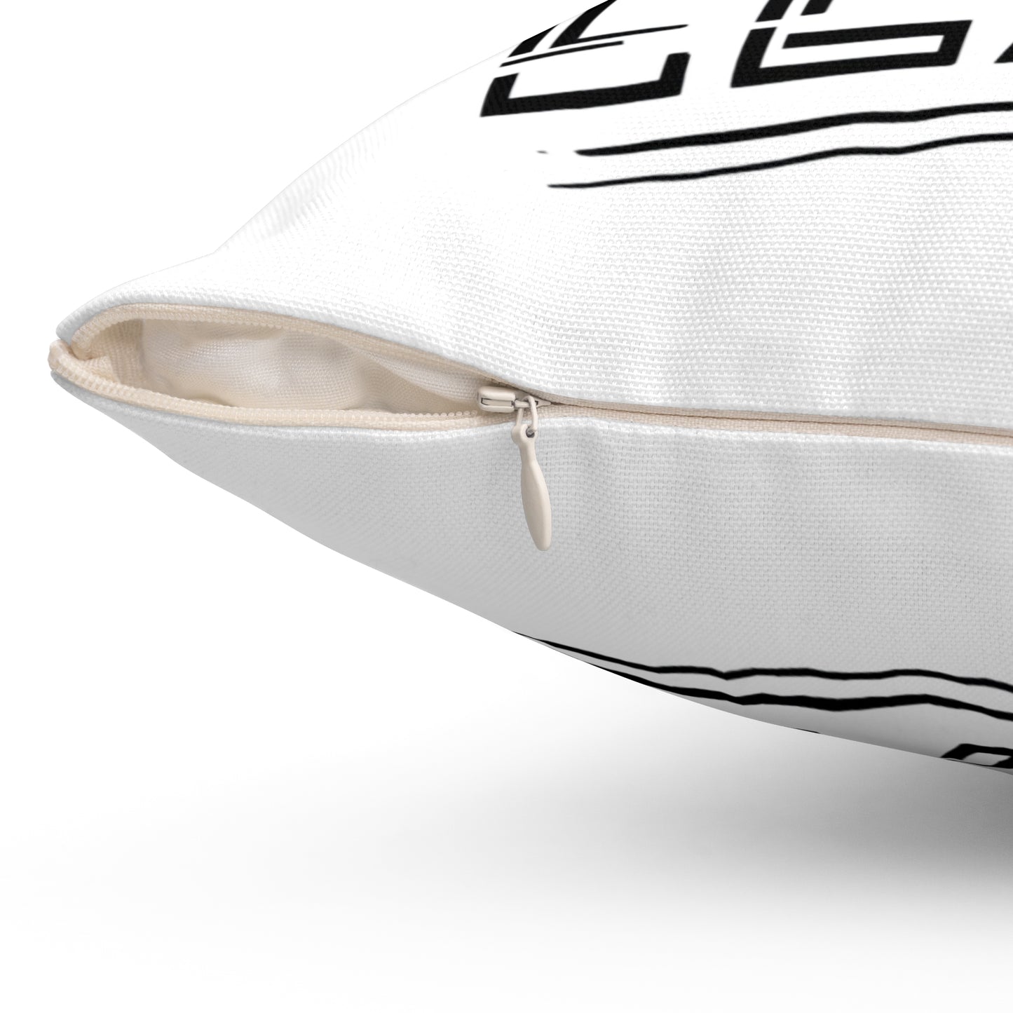Strong Spun Polyester Square Pillow