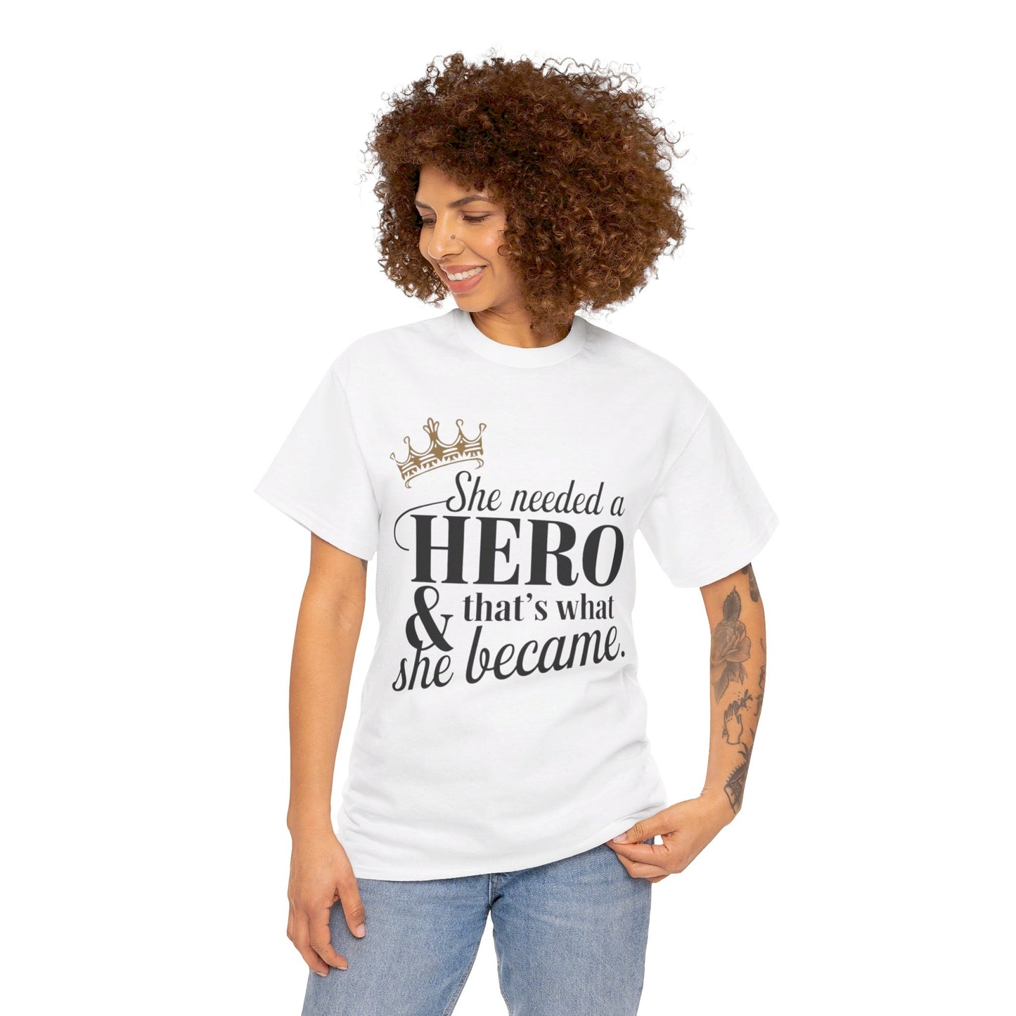She Needed Women Heavy Cotton Tee