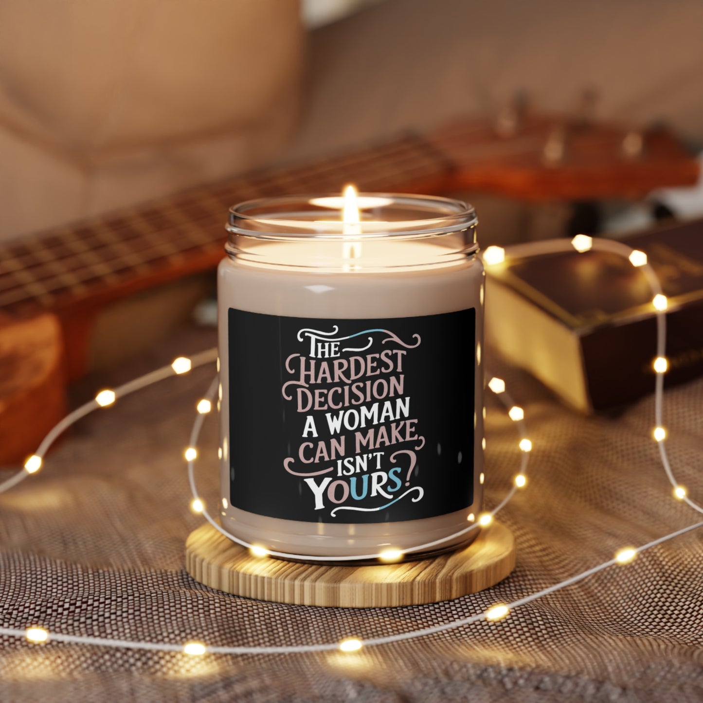 The Hardest Decision Scented Soy Candle, 9oz