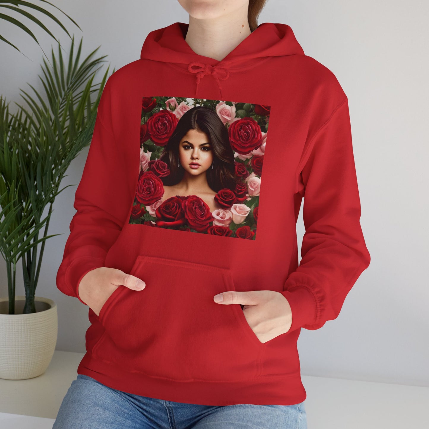 Selena Gomez Printed Unisex Heavy Blend™ Hooded Sweatshirt