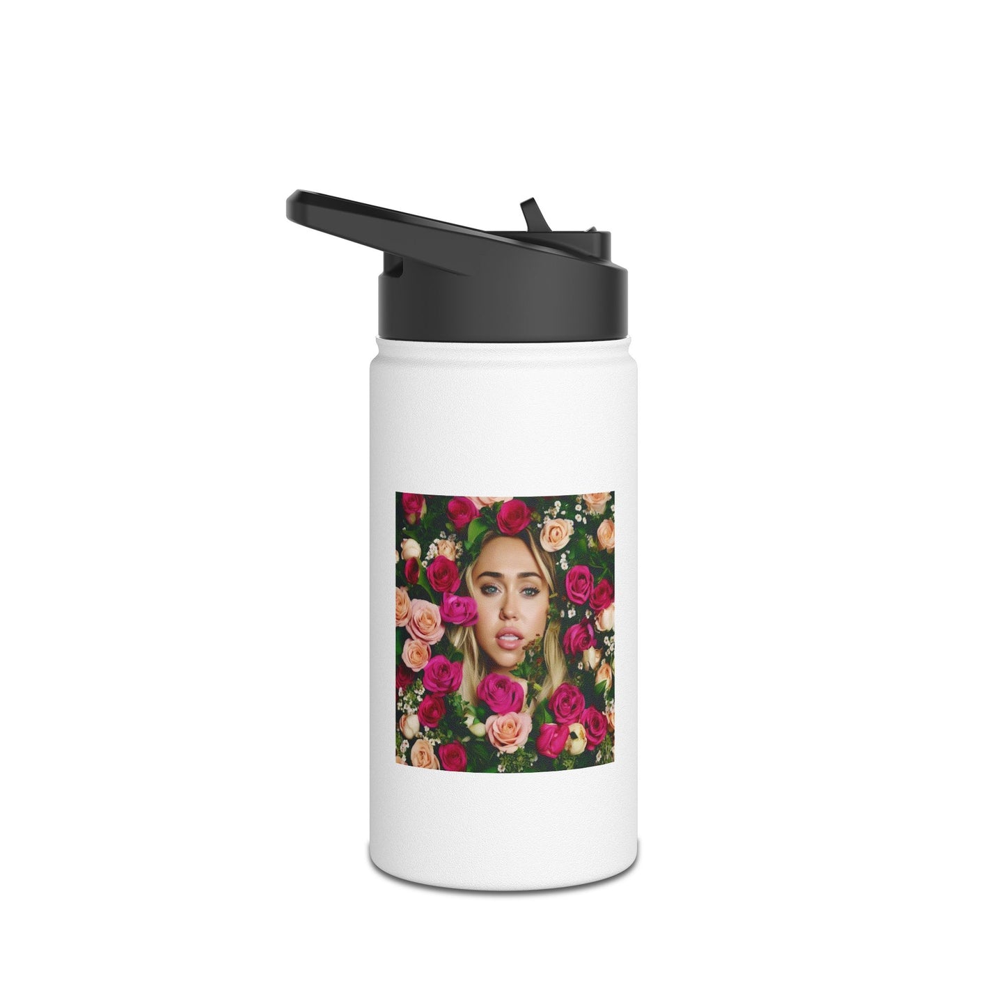 Women Stainless Steel Water Bottle, Standard Lid