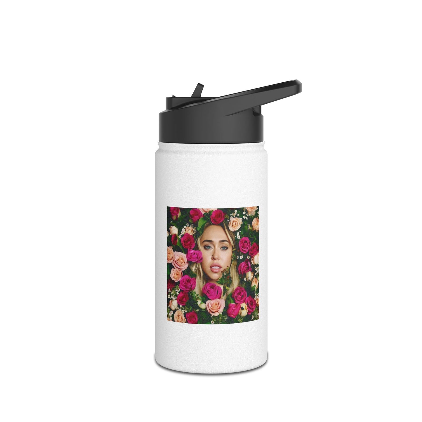 Women Stainless Steel Water Bottle, Standard Lid
