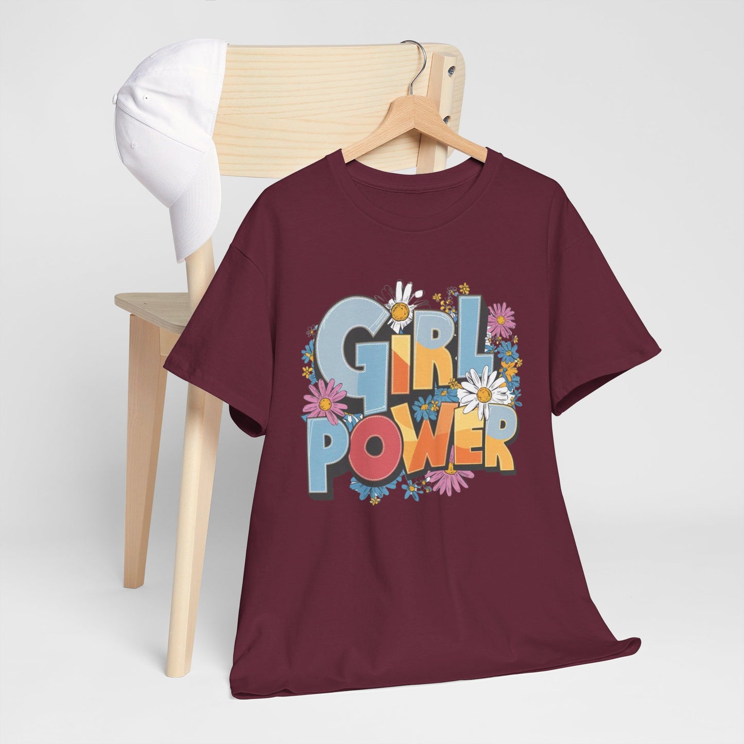 Girl Power Women Heavy Cotton Tee