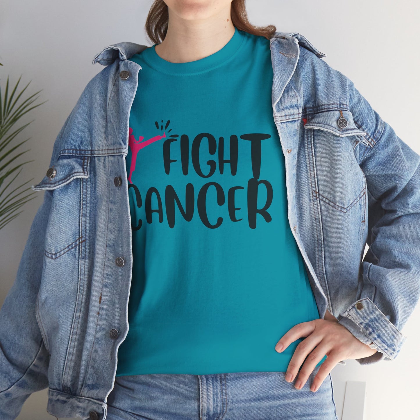 Fight Cancer Unisex Heavy Cotton Tee