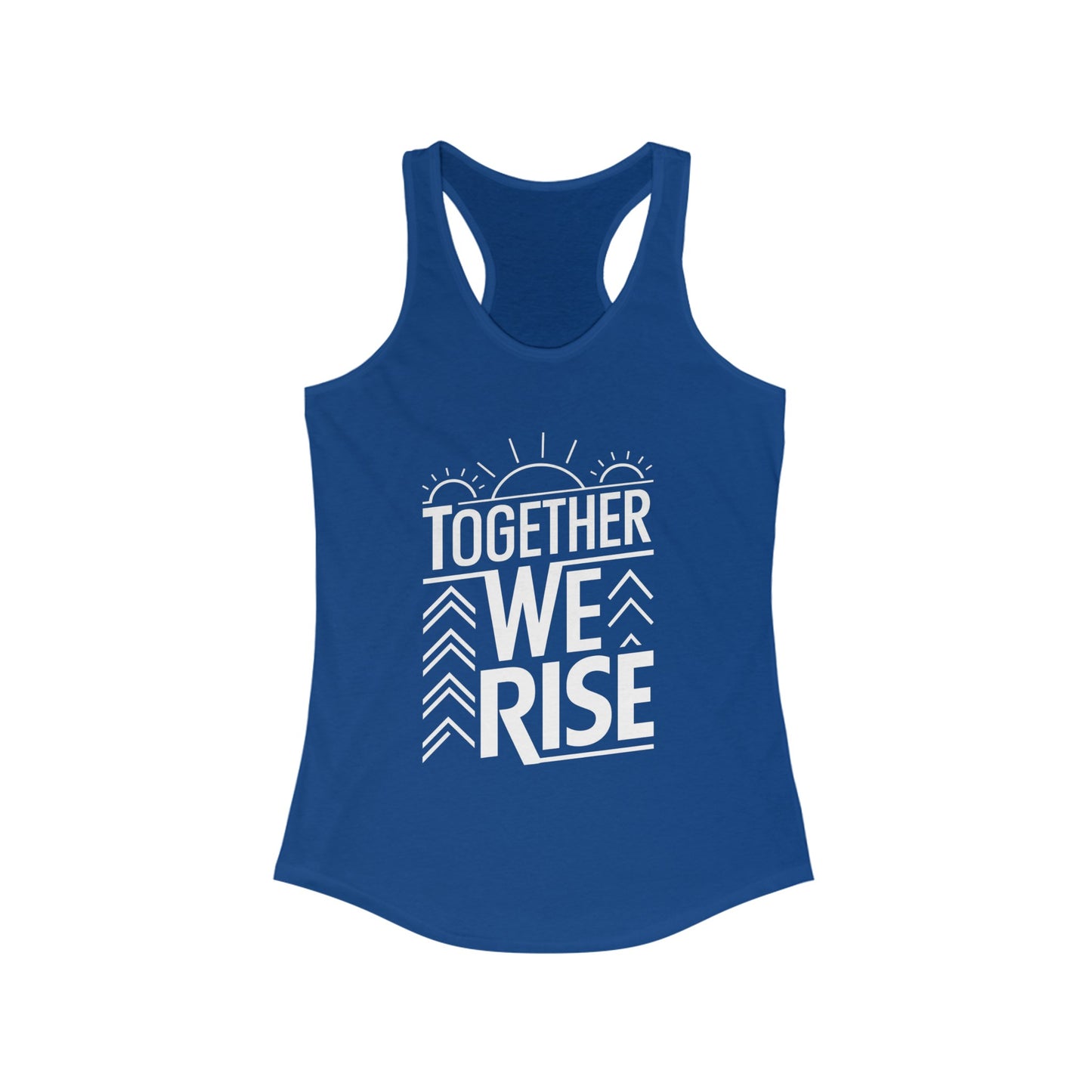 Together We rise Women's Ideal Racerback Tank