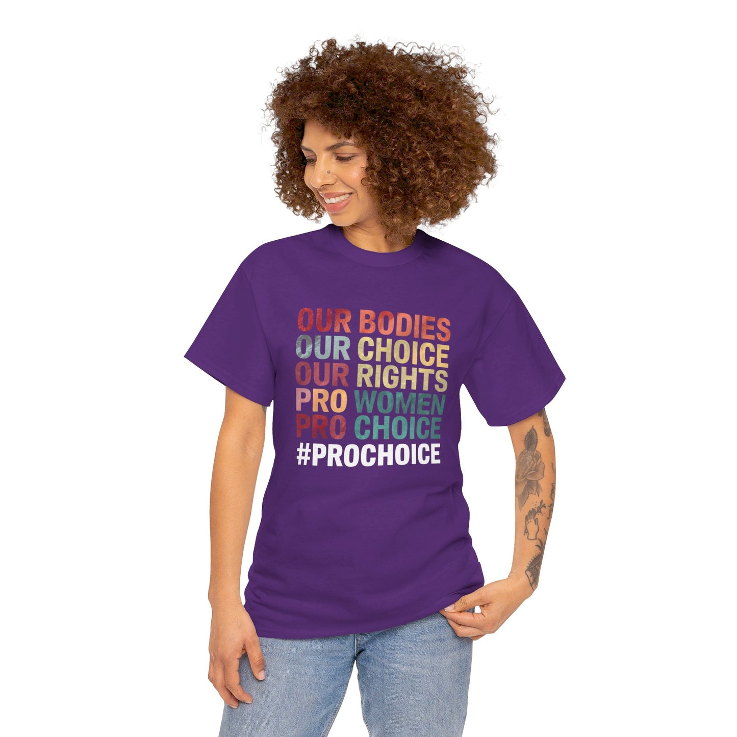 Our Bodies Women Heavy Cotton Tee