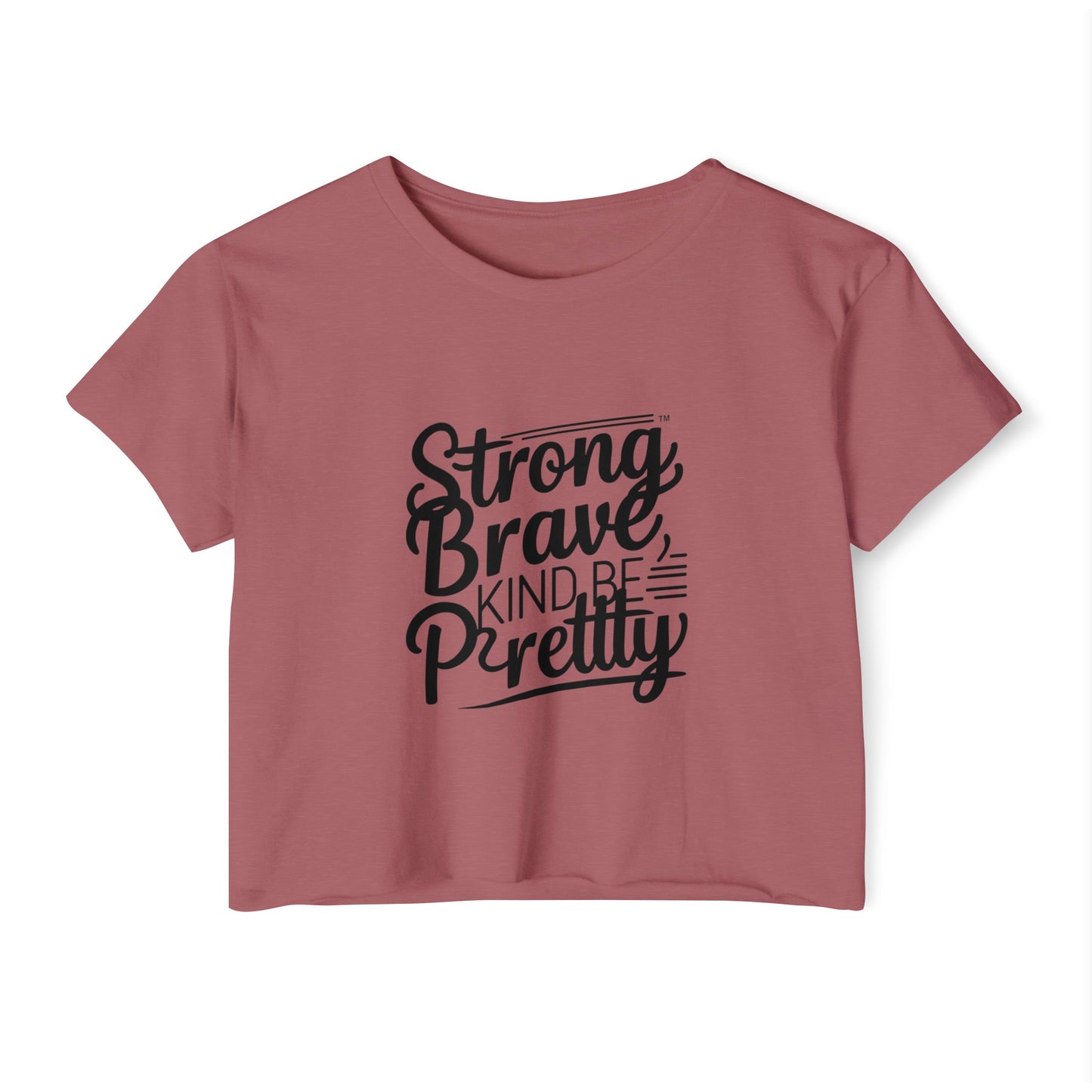 Strong Brave Women's Festival Crop Top
