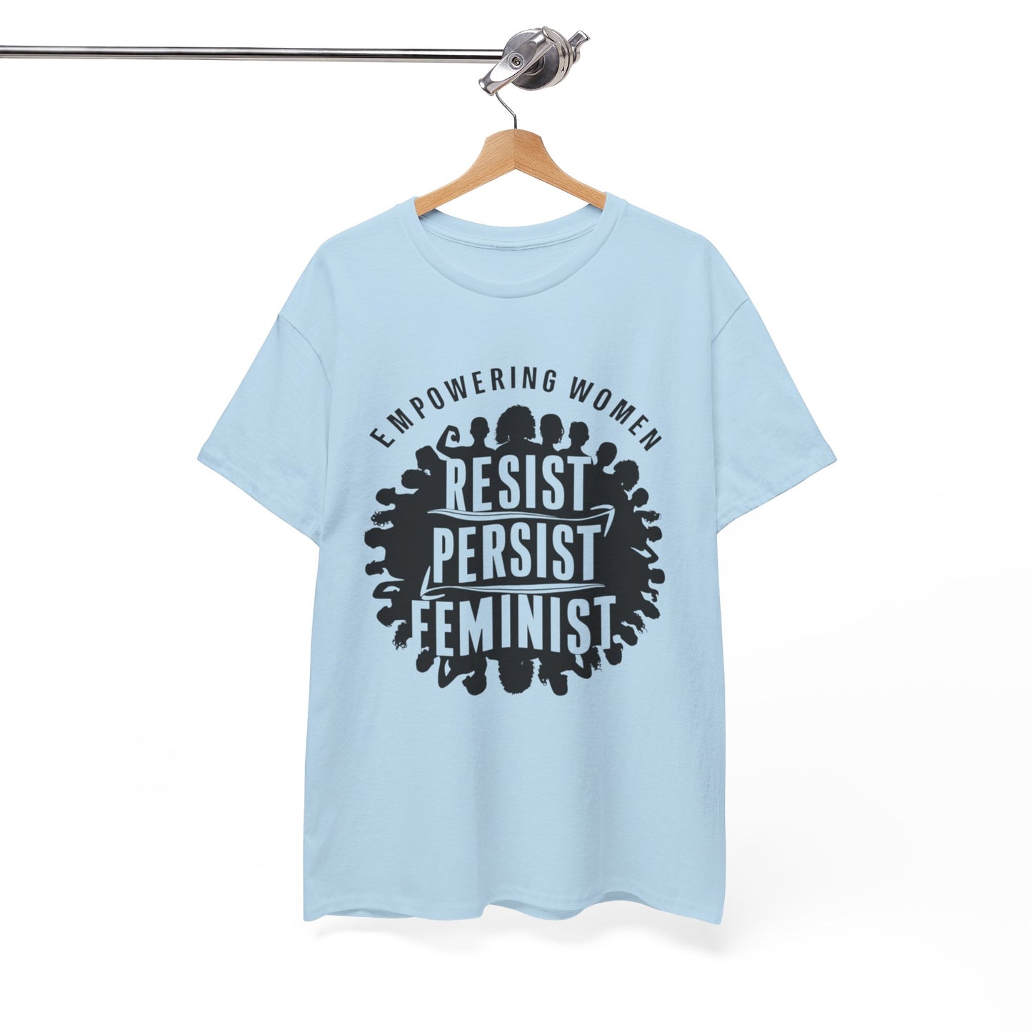Empowering Women Printed T Shirt with Hearts