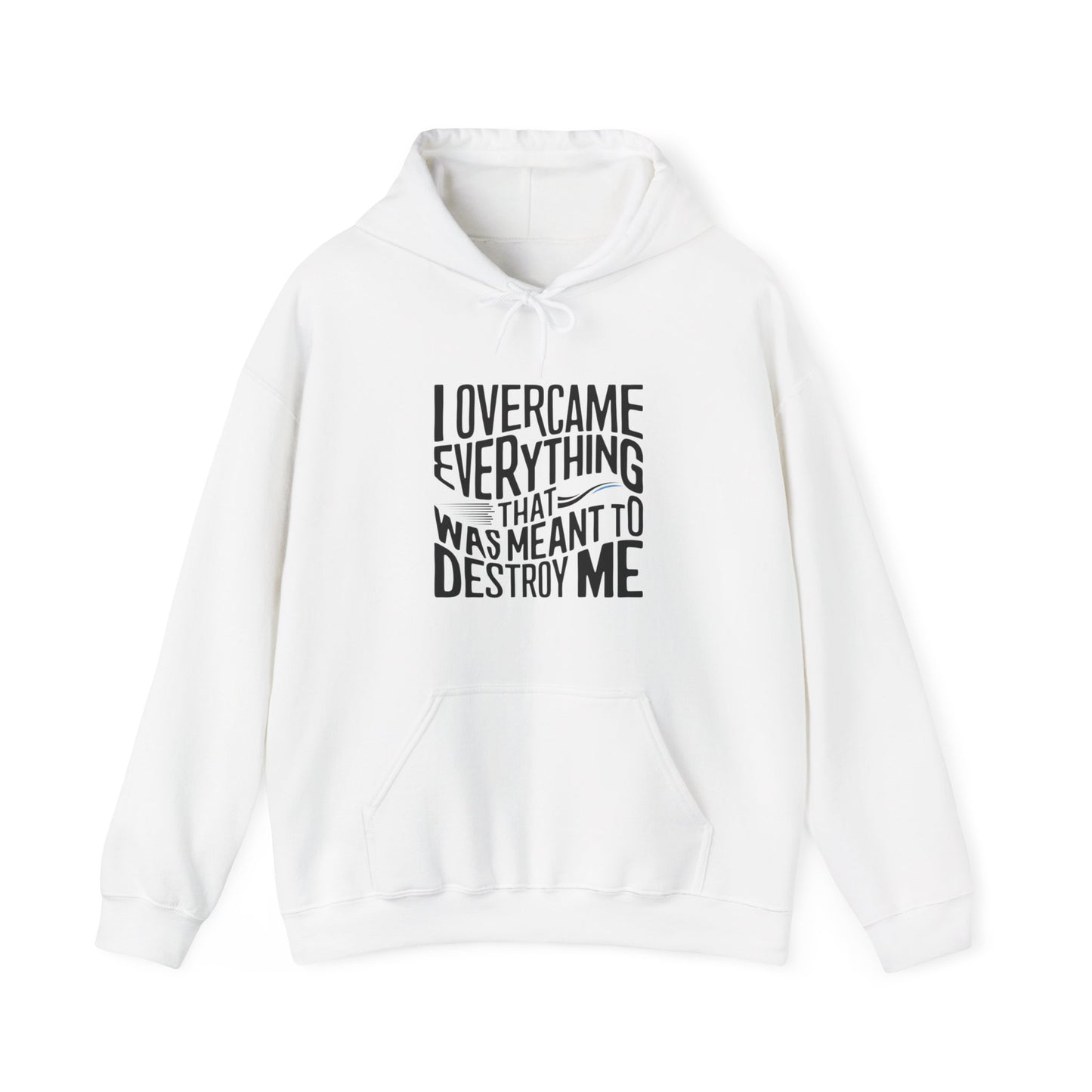 I Overcame Printed Unisex Heavy Blend™ Hooded Sweatshirt