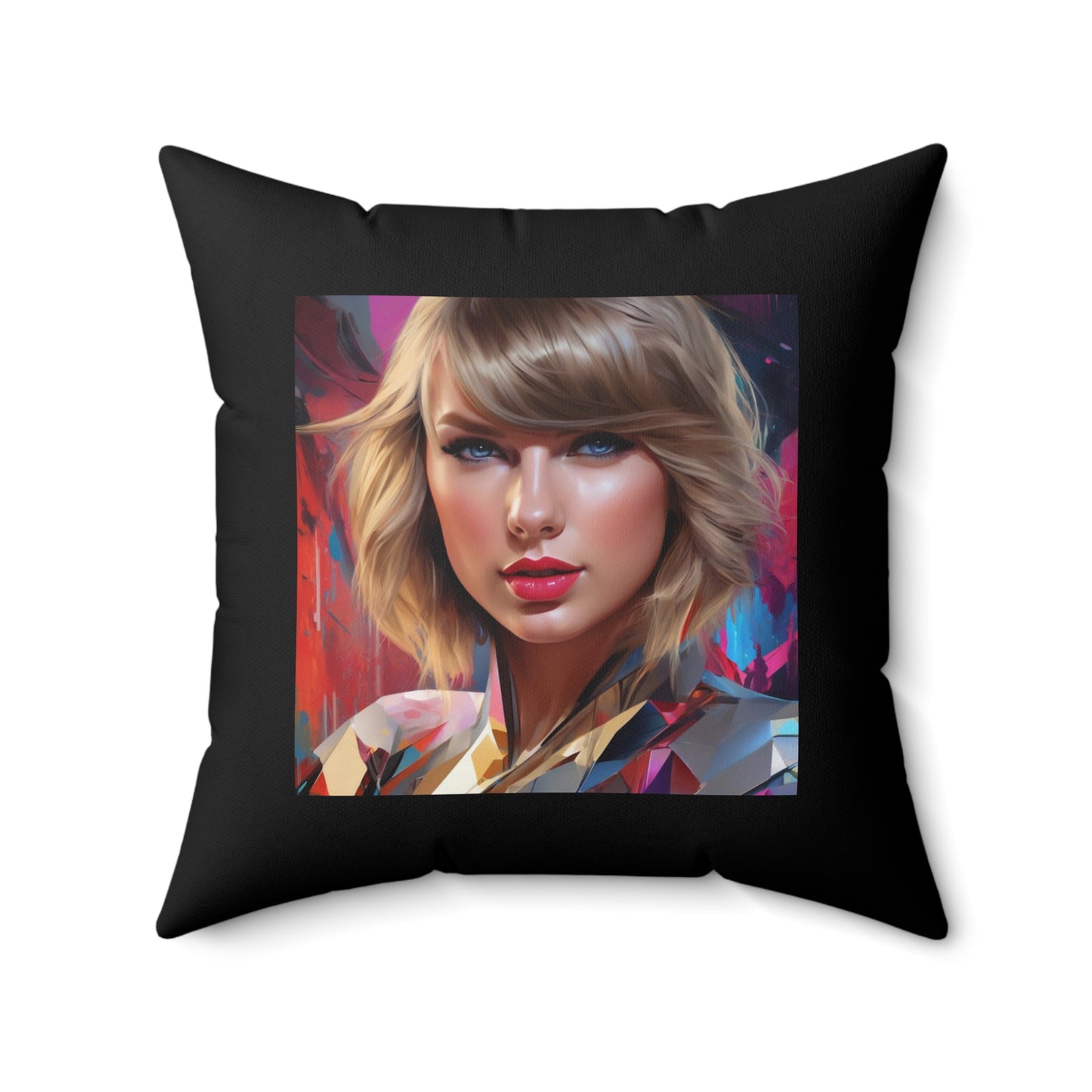 Women Spun Polyester Square Pillow
