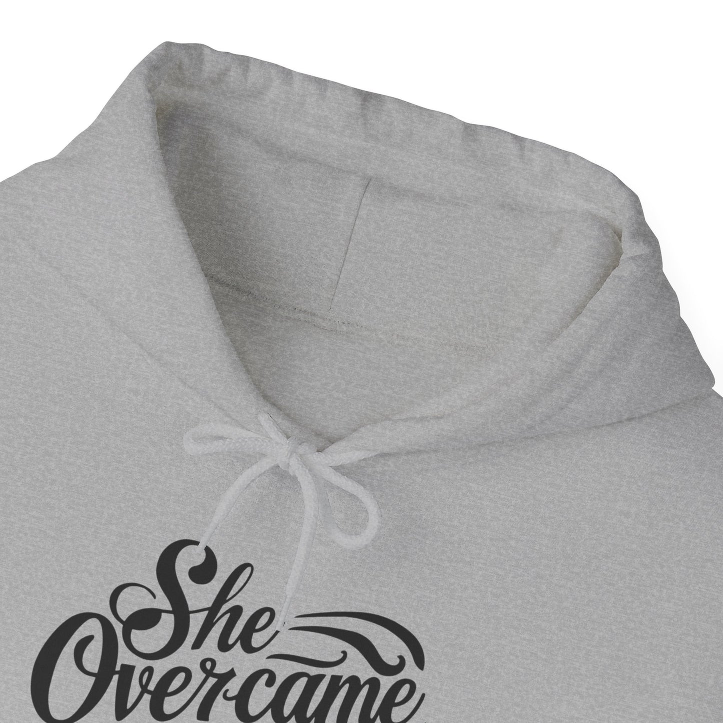 She Overcame Unisex Heavy Blend™ Hooded Sweatshirt