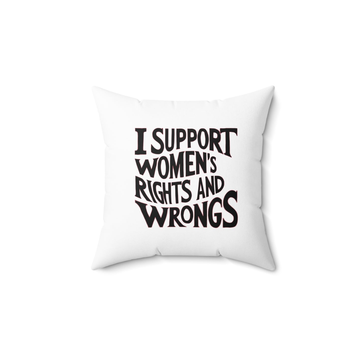 I Support Spun Polyester Square Pillow