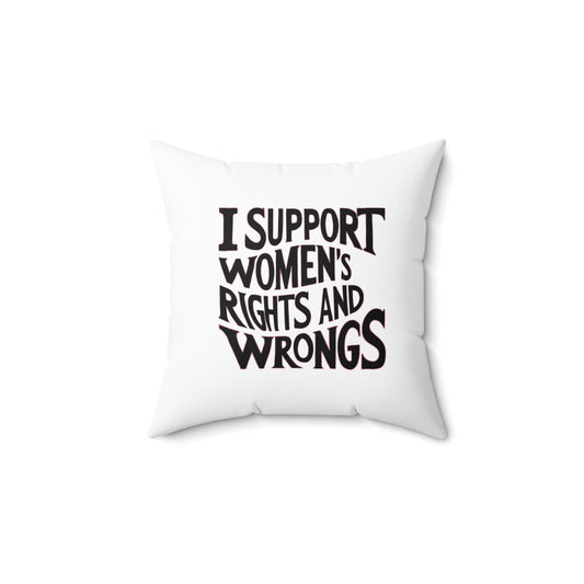 I Support Spun Polyester Square Pillow