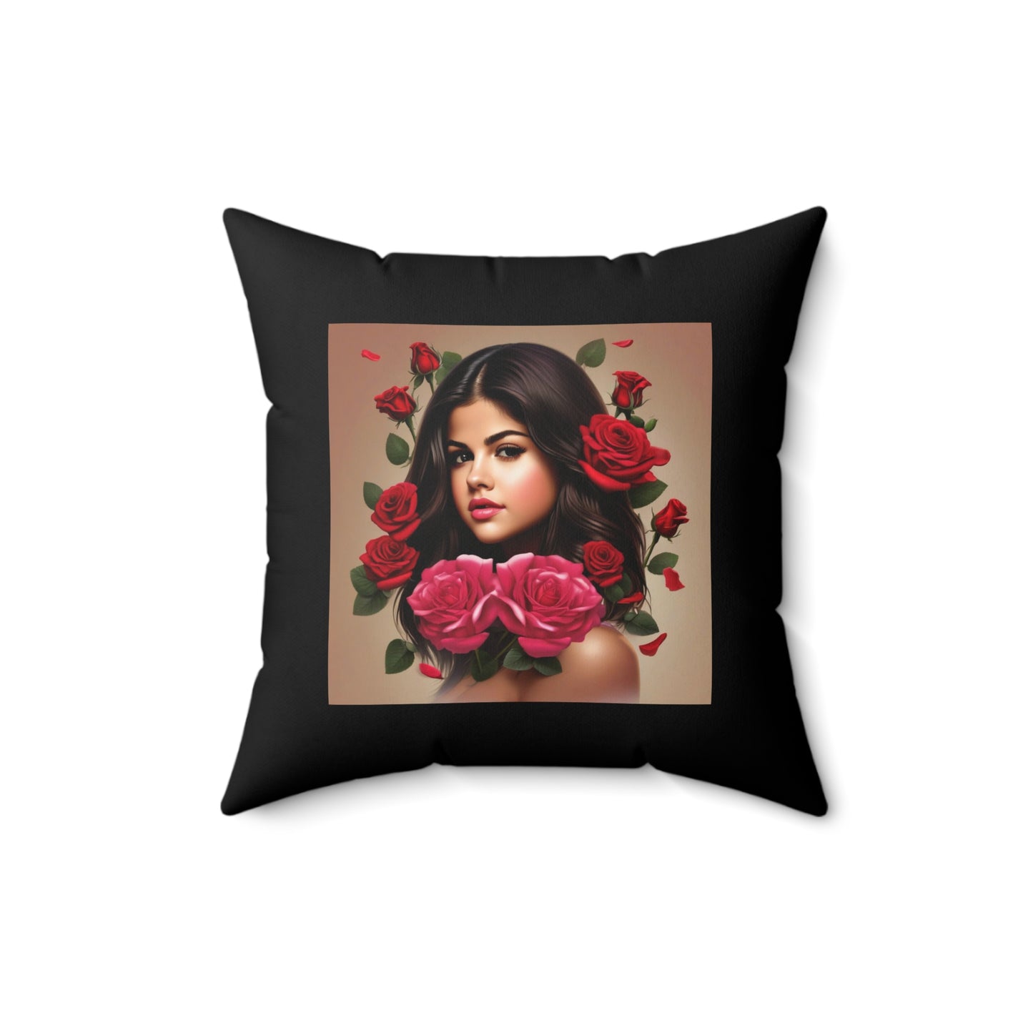 Women Spun Polyester Square Pillow
